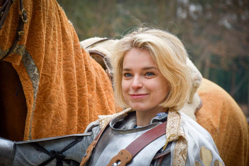 Lotte Stevens zal te zien zijn als Jeanne d'Arc - © Photography Seppe / Historalia