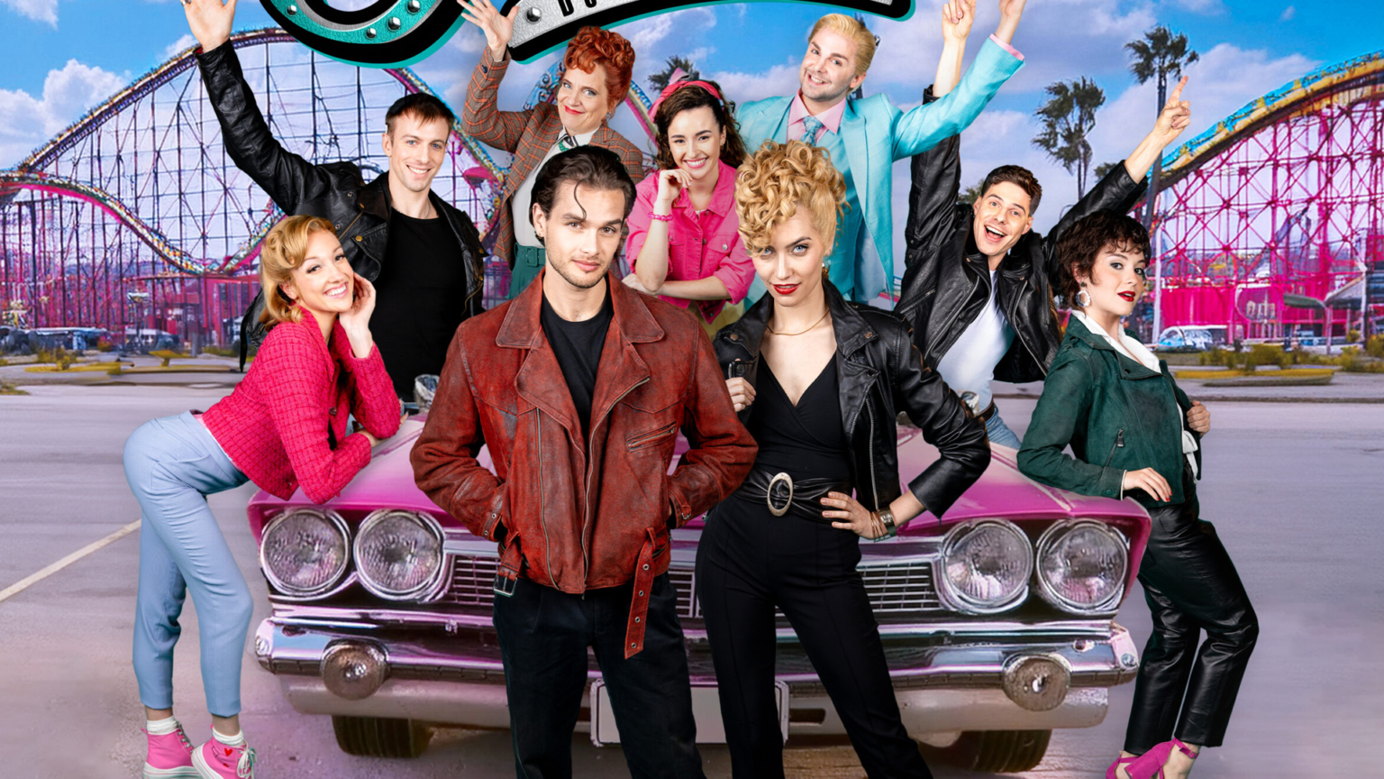 De cast van de hitmusical Grease werkt intussen toe naar de première - © House of Entertainment