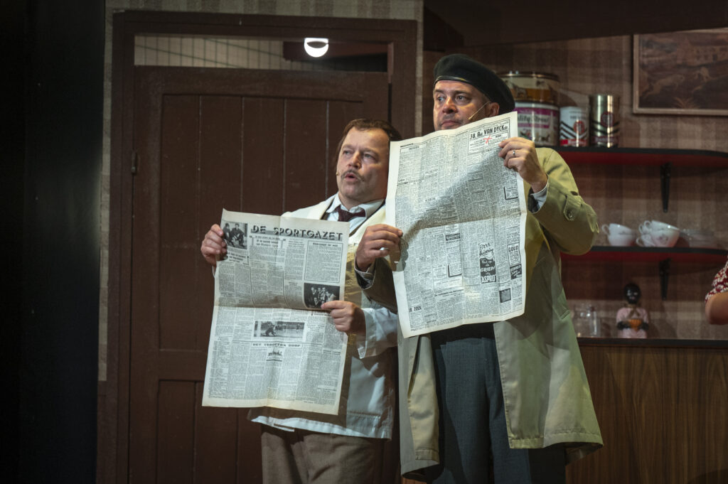 Kobe Van Herwegen kruipt in de huid van Jos, de andere voorouder van Sven die deel uitmaakte van het verzet - © Sven De Ridder Company