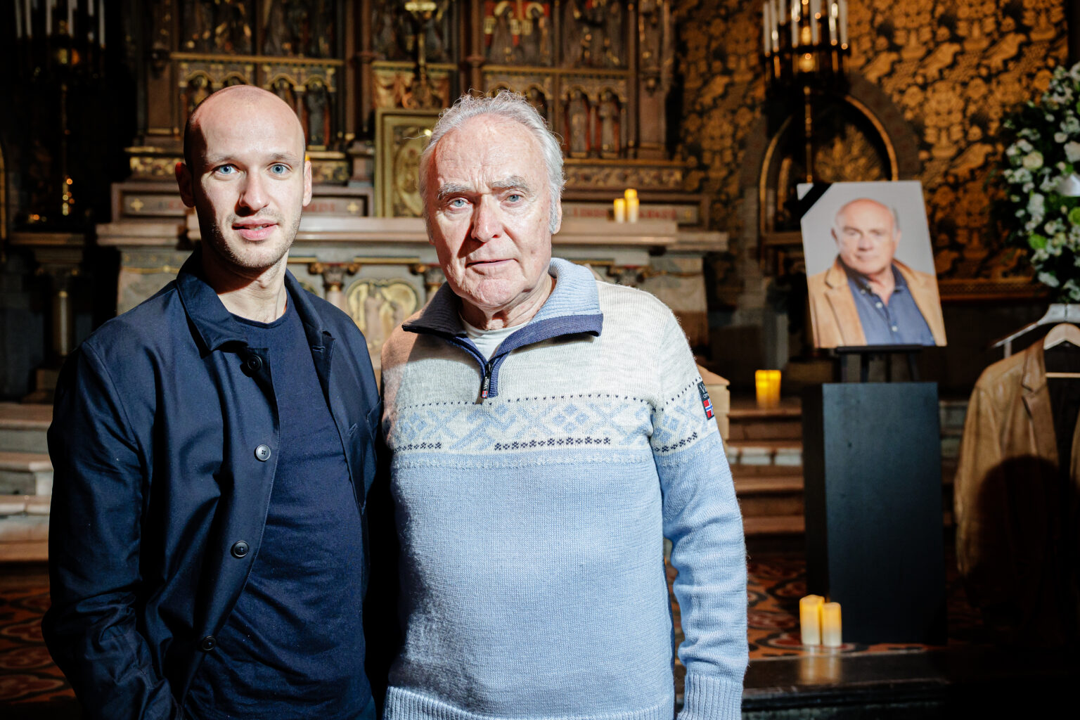 Frans Maas en Michiel De Meyer nemen afscheid van Aspe: “Hoort bij het collectief geheugen in Vlaanderen” Ook inspecteur De Swaef en hoofdcommissaris Van Nuffel zijn present in de laatse Aspe-voorstelling - © Steven Hendrix