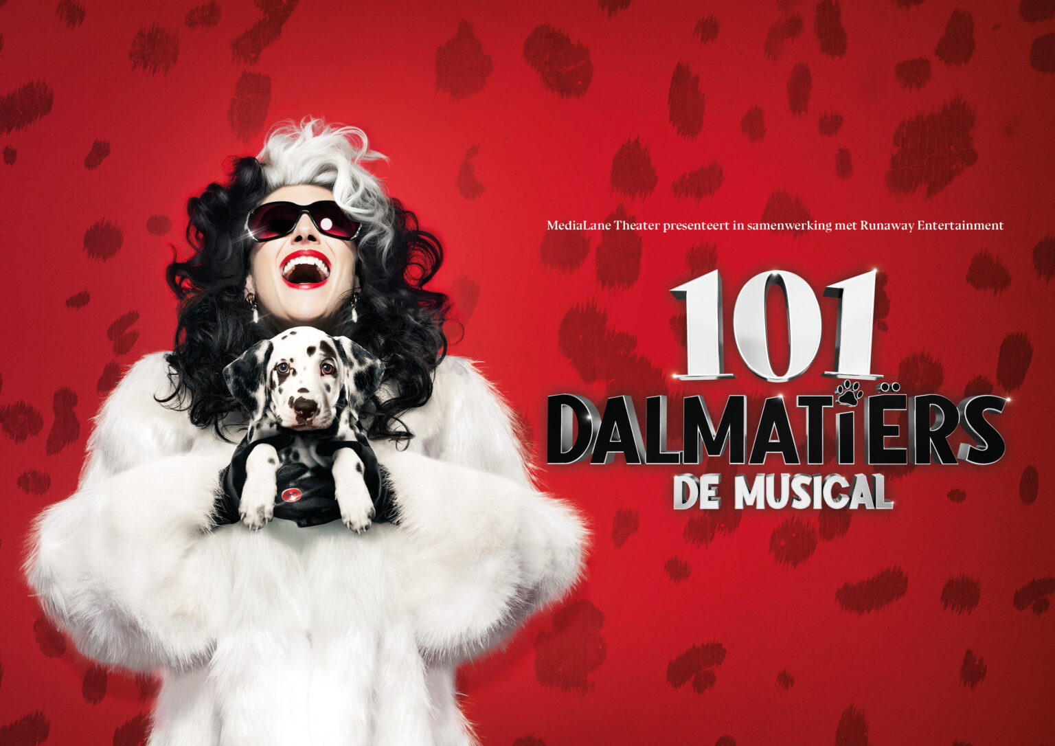 101 Dalmatiërs wordt een voorstelling waar kinderen, ouders én grootouders samen van kunnen genieten - © MediaLane Theater