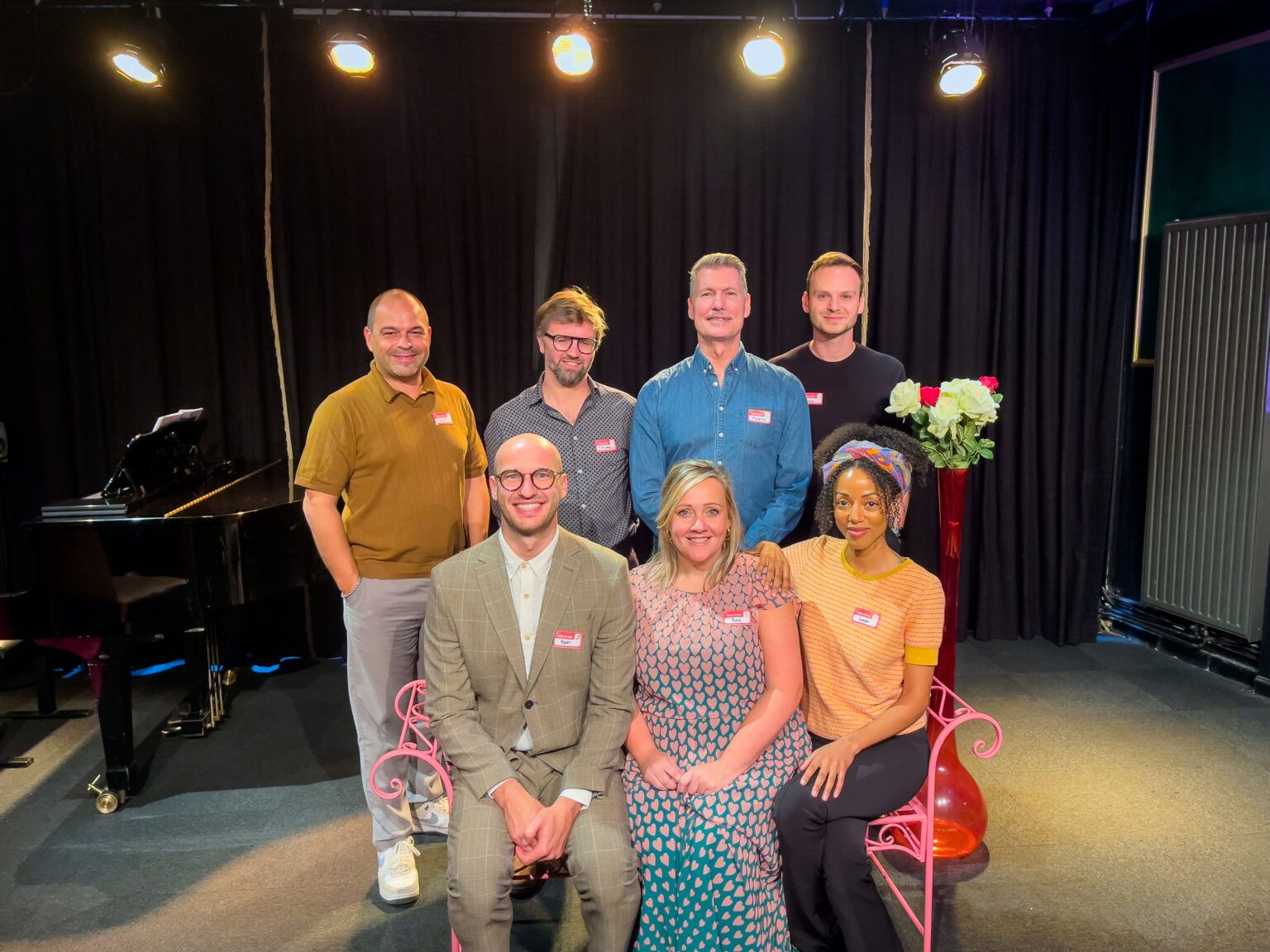 Cast en creatives stelden Blind Date afgelopen week voor aan de pers - © Allemaal Cultuur