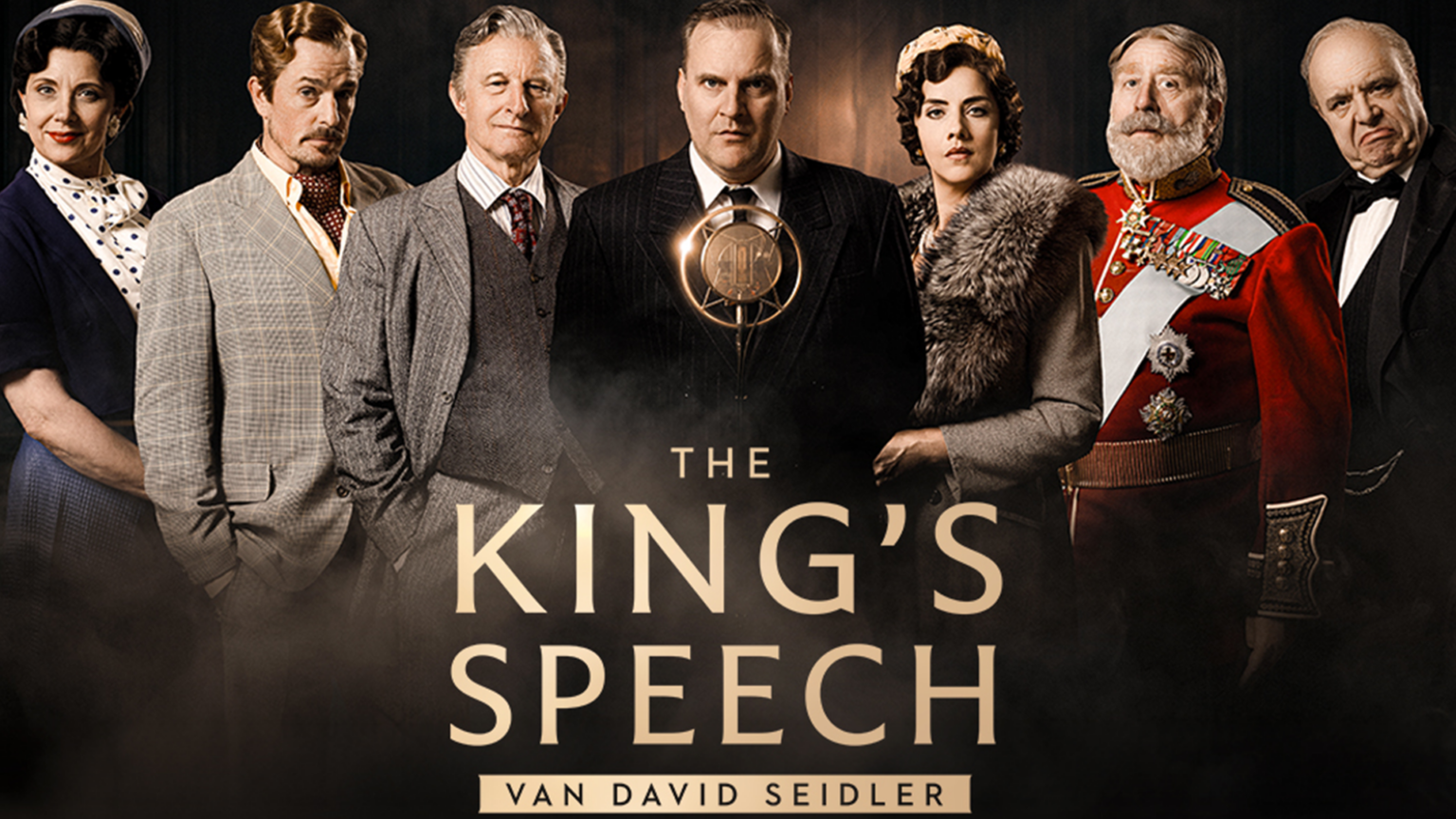 Samen met de voltallige cast werden vandaag ook de campagnebeelden en een filmische trailer van The King's Speech onthuld - © AuFond Producties